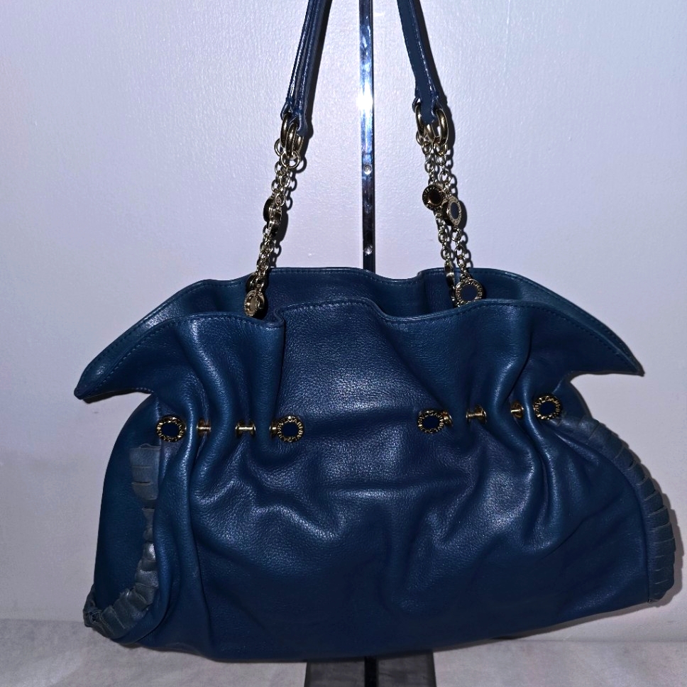 Bvlgari Rare Authentic Leather Shoulder Bag